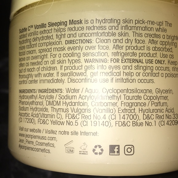 Vanilla Balm Sleeping Mask - Picture 3 of 3